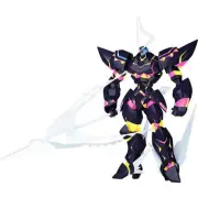 Moderoid Promare Rio De Gallon Assembled Plastic Model, Height Approx. 200Mm, No