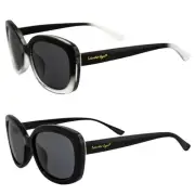 Islander Eyes Dominica Polarized Sunglasses 2 Pairs Black&White w/ Smoke Lenses