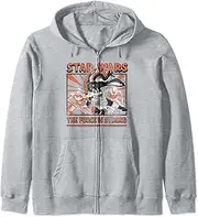[STAR WARS] Visions Strong Force Quote Zip Hoodie