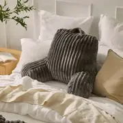 Denali Faux Fur Bed Rest Reading Pillow [MUSLDENAB21]