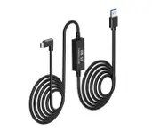 Link Cable 16ft,with Signal Booster, Streaming VR Game & Fast Charging USB C 3.0 Cable Compatible for Quest 2 or Oculus Quest Headset To A Gaming PC