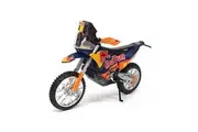 Bburago Licensed 1:18 Scale KTM 450 Dakar Rally 2019 Red Bull #1 Diecast Model Motorbike
