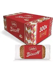 Lotus Biscoff Cookies, Caramelized Biscuit Cookies, 300 Cookies, (Pack of 300)