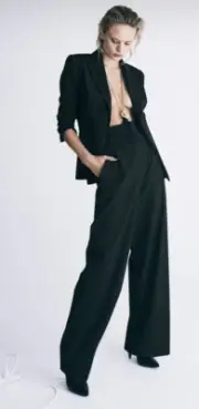 Sass And Bide High Wasted Wide Leg Pant , Size 6. Black. Brand New With Tags.