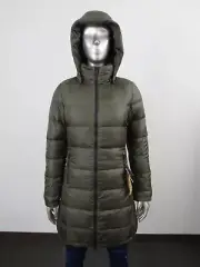 NWT Womens The North Face TNF Metropolis III Parka Long Down Warm Jacket - Green