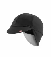 Castelli Bandito Bicycle Hat Cap Bike Cycling Thermal Wool Warm Winter Black