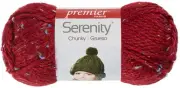 Premier Serenity Chunky Tweed Yarn-Claret DN900-2