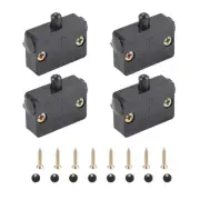 1X(4 Pcs Cabinet Door Switch Cabinet Lamp Switch Drawers Open on Close Door5322