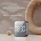 Stylish Digital Alarm Clock with Large LED Display and Dual Power Options