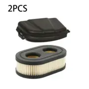 2Pcs Air-Filter Cover Air Filter Lawn Mowers Replace For 595658 Spare Parts Tool