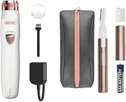 Wahl Ladies Facial Shaver with Clean and Smooth Trimmer Combo - Amazon Exclusive - Compact and designed to painlessly remove hair from delicate areas such as cheeks, lips and chin leaving your skin silky smooth.