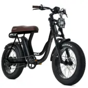 NNEMB Electric Fat Tyre Bike, 350W, 32km/hr, Throttle ebike, Disc Brakes, Step-T