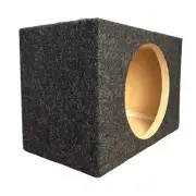 8” Single Sealed Subwoofer Enclosure For Oversized Sub Car Audio 8” Speaker-Gray