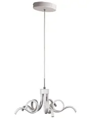 [Oriel Lighting] Noodle Tricolour LED Pendant Light White 50cm