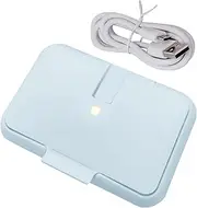 Mihauuke Wet Wipes Heater - Thermostatic Portable USB Wipes Warmer | Wide Opening Wipes Dispenser Warmer for Camping, Car, Home, Travel, Picnic