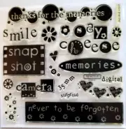 CTMH CLOSE TO MY HEART ACRYLIC STAMP SET D1024 SNAPSHOT