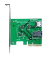 PCIe Gen 3 X4 Lanes to Slimline SAS and Mini SAS HD