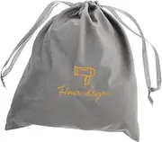 Foldable Hair Dryer Bag Drawstring Travel Case for Hair Tools Compact Storage for Blow Dryers