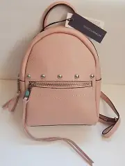 REBECCA MINKOFF MADISON SMALL BACKPACK PETAL PINK LEATHER NEW AUTHENTIC