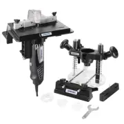 Plunge Router Rotary Tool Attachment w/ Rotary Tool Shaper/Router Table to Sand