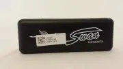 VINTAGE SWAN KEY OF C 10 HOLE DIATONIC HARMONICA w/ Case & Instructions