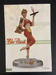 The Flash Sculpture DC Comics Bombshells Poster Print 8x11.5 Tim Miller