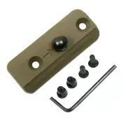 KeyMod Bipod Adapter Tactical Low Profile Rail for Harris Style Bipod Stud Sling