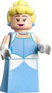 LEGO Disney Cinderella Minifigure Princess Light Blue Dress 43222 Disney Castle