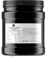 400g Lean Whey Protein Blend - Vanilla Shake WPI/WPC Supplement Jar