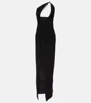 [Monot] Mônot One-shoulder cutout gown UK 12 black