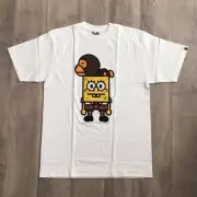 New SpongeBob SquarePants Milo T shirt M size a bathing ape BAPE Ape Vap