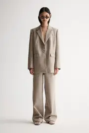 Lydia Blazer Latte Size 10 | Elka Collective