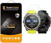 Supershieldz (3 Pack) Designed for Garmin Fenix 7X/ Fenix 7X Solar/Fenix 7X Sapphire Solar (51mm) Tempered Glass Screen Protector, Anti Scratch, Bubble Free