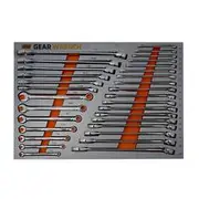GearWrench 31 Piece MET/SAE Wrench Set in EVA Foam Tray- 83991