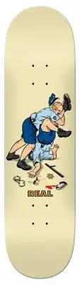 Real Double Duty Security 8.5 True Full Skateboard Deck