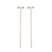 GEORGINI THE LAYERED EDIT TATU EARRING ROSE GOLD