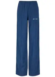 Palm Angels Striped Chambray Track Pants - Indigo - S (UK8-10 / S) S (UK8-10 / S)