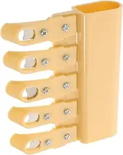 Milisten Five-line Marking Gauge Music Note Scribe Music Scribe Drawing Tool Staff Drawing Supply Portable Staff Tool Plastic White