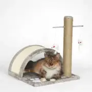 Meow Town Paw Bridge & Scratcher Pole
