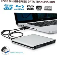 在飛比找蝦皮購物優惠-✳外接式藍光燒錄機 USB3.0 可讀取燒錄DVD/CD/B