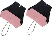 [VALICLUD] 2pcs Leather Sunglasses Cases Portable Eyeglass Container Stylish Glasses Holder for Sunglasses and Glasses Compact Design present for
