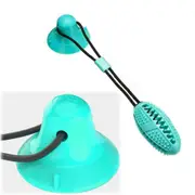 Puppy Toy Tug & Pull Molar Chew Toy Bite Floor Suction Cup Interactive Rubber Pet Dog Balls