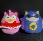 Squishmallows Sonic the Hedgehog METAL SONIC & AMY 8" Plush Brand New With Tag