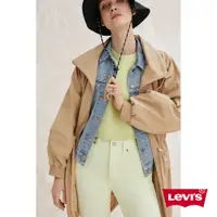 在飛比找蝦皮商城優惠-Levis 長版工裝風抽繩卡其風衣外套 / 春夏形象款 女 