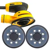 Dewalt Dwe64233 & N329079 Orbital Sander Replacement Pad - 2 Packs, 5 Inch 8 Hole Hook And Loop Sanding Disc Backing Pads