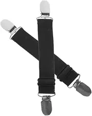 ADOCARN Adjustable Elastic Boot Strap Clips Trouser Fasteners for Outdoor Sports Windproof Water Resistant Comfort Fit for Cycling and Multi Functional Use