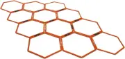 Ultimate Agility Rings, Set Hex Speed Rings, Agility Training Hexagon Rings, Hex