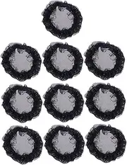 EPIGEIST 10pcs Lightweight Elastic Hair Nets for Breathable Dance Hairnets with Lace Design for Holding Hair Buns Comfortable Snoods for Dancers and Performers