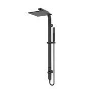 Nero Astra Rain Square Shower Set Single Hose Matte Black NR281305CMB