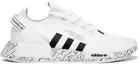 Size 9 - adidas NMD_R1 V2 Crackled - White Black